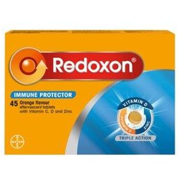 Redoxon Triple Action Orange Flavour Effervescent 45 Tablets