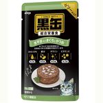 Aixia Kuro Can Pouch Cat Food Tuna And Skipjack with Sole Fish 70g