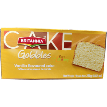 Britannia Gobbles Vanilla Cake 250g