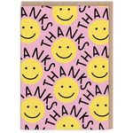 Ohh Deer Thanks Smiley Face Greeting Card