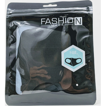 Fashion Black Cloth Face Covering Face Mask