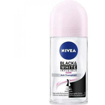 Nivea Deo Women Roll On Invisible Black And White Clear 25ml