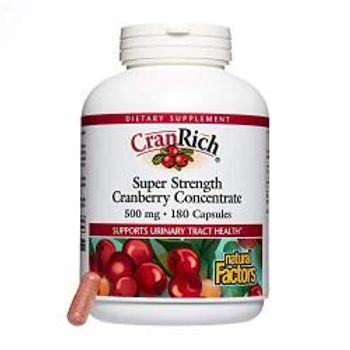 Cranrich Super Strength, Cranberry Con 180 Capsules