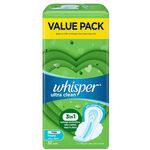 Whisper Ultra Clean Heavy Flow Wings Sanitary 32 pads 28cm
