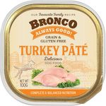 Bronco Turkey Pate Tray 100g