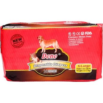 Dono Disposable Pet Diapers Super Absorbent XL 10pcs