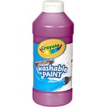 Crayola Washable Tempera Paint Pink for Kids 500ml