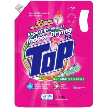 Top Concentrated Liquid Detergent Refill Blooming Freshness