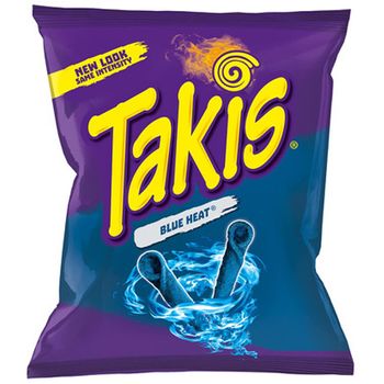 Takis Hot Chilli Pepper Tortilla Chips Blue Heat 92.3g