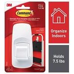 Command 17004 Jumbo Plastic Hook With Adhesive Strips 1 Hook 4 Strips