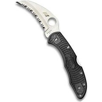 Spyderco Tasman Salt 2 Folding Knife FRN Black