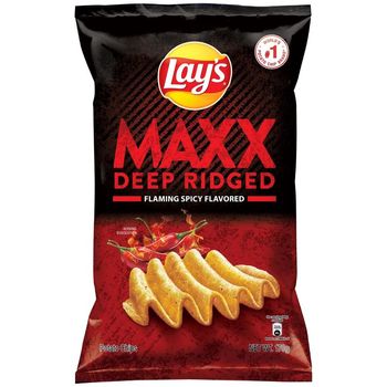 Lay's Maxx Deep Ridged Flaming Spicy 170g