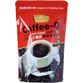 Coffee Hock Coffee O 2 In 1 Less Sugar 8 x 18g