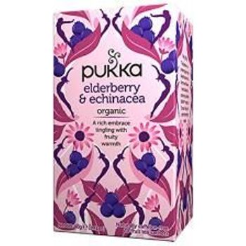 Pukka Fruit Tea Bags Elderberry Echinacea