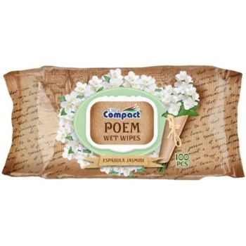 Ultra Compact Wet Wipes Poem Espanola Jasmine 100pcs