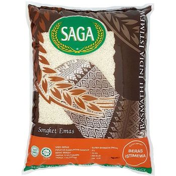 Saga Indian Basmathi Rice 10Kg