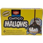Fibisco Choco Mallows 6 Cocolate Covered Marshmallow Biscuits 100g