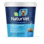 NaturVet Quiet Moments Calming Aid Plus Melatonin (70 Soft Chews)