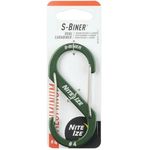 Nite Ize S Biner Aluminum Dual 4 Carabiner Olive