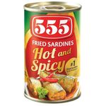 555 Hot And Spicy Fried Sardines 155g