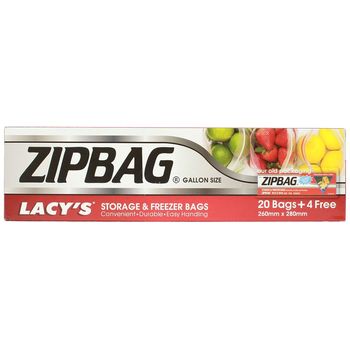 Lacy's Zipbag Gallon Size 20pcs