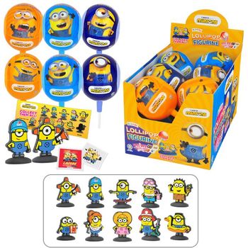 Minions Lollipop with Figurine 12pcs 10g