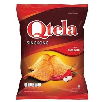 Qtela Singkong/Cassava Chips Balado 60g