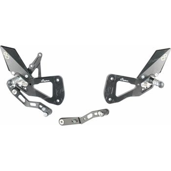 Lightech Adjustable Rear Sets With Fold Up Footpeg For Suzuki GSXR1000 /R 2017>