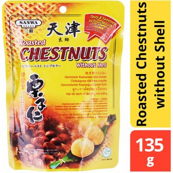 Sanwa Roasted Chestnuts Without Shell 135g