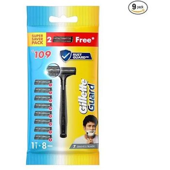 Gillette Guard Razor And Cart Pack Of 8