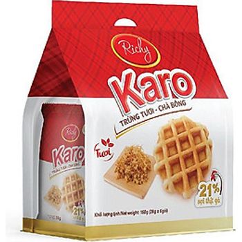 Karo Richy Golden Cheesecake Fresh Egg Cake 156g