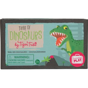 Tiger Tribe Trio Of Mini Dinosaur Toys