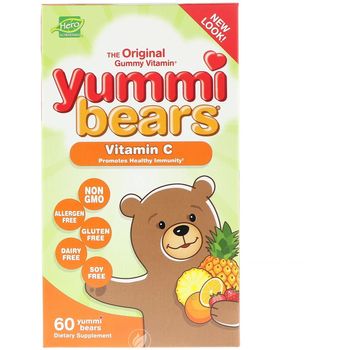 Hero Nutritional Yummi Bear Multi Vitamin 60ct 2pk