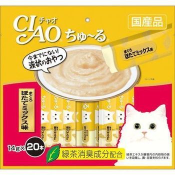 Ciao Churru 20 Tuna Scallop Mix Flavor 280g