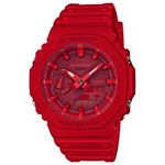 Casio G-shock Ga-2100-4adr Analog Quartz Red Resin Men's Watch
