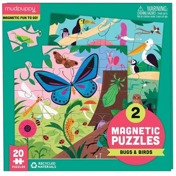 Mudpuppy Magnetic Puzzles Bugs And Birds