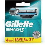 Gillette Mach 3 Manual Shaving Razor Blades