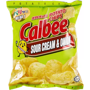 Calbee Crispy Potato Chips Sour Cream 72g