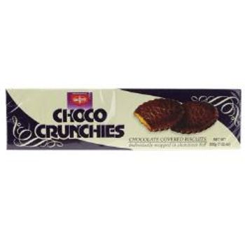 Fibisco Choco Crunchies Chocolate Covered Biscuits 200g