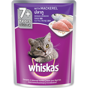Whiskas Pouch Senior Mackerel 80g