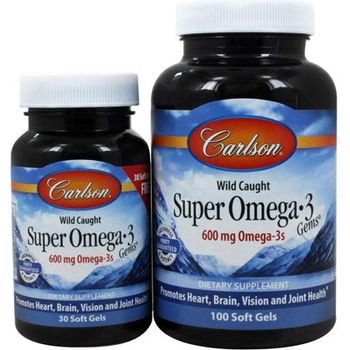 Carlson Labs Super Omega 3 130 Softgels
