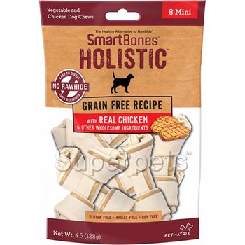 SmartBones Holistic Chicken Mini 8pcs 128g