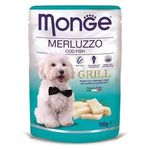 Monge Grill Cod Fish Pouch Dog Food 100g