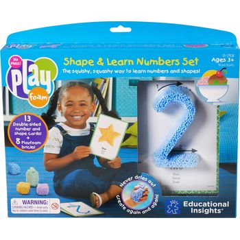 Educational Insights Playfoam Shape & Learn Numbers Set