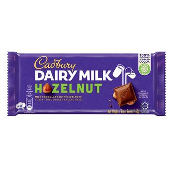 Cadbury Dairy Milk Chocolate Hazelnut Whole Nuts 160g