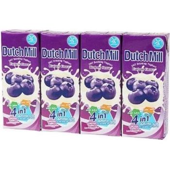 Dutch Mill Yoghurt UHT Milk Blueberry 180ml
