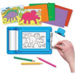 4M KidzMaker Dinosaur Rub Art Studio