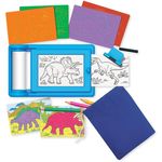 4M KidzMaker Dinosaur Rub Art Studio