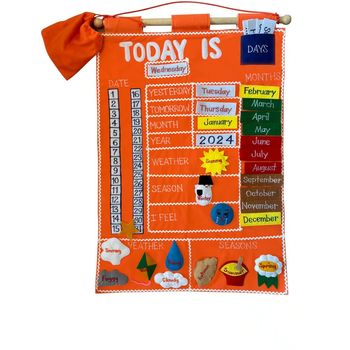 Smart Mama Soft Play Fabric Wall Chart: Today Is Chart