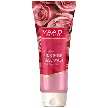 Vaadi Herbals Insta Glow Pink Rose Pencuci Muka 60ml